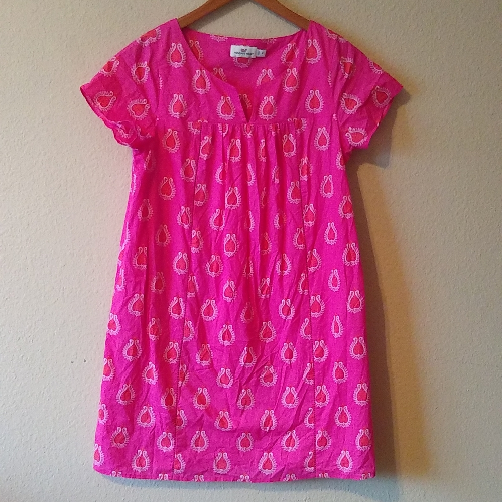 Vineyard Vines block print dress